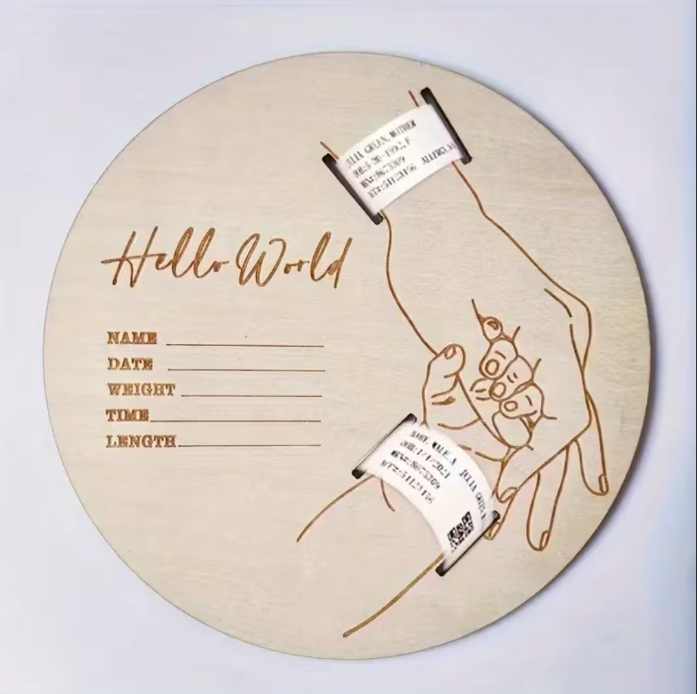 Erinnerungsstück Geburt - selber personalisieren