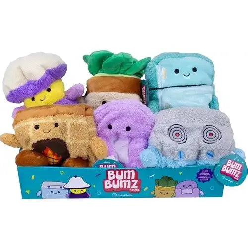 BumBumz HomeBumz Plüschtier 6 Stück Weiche Kuschelfiguren zum Sammeln Kindergeburtstag ab 3 Jahren