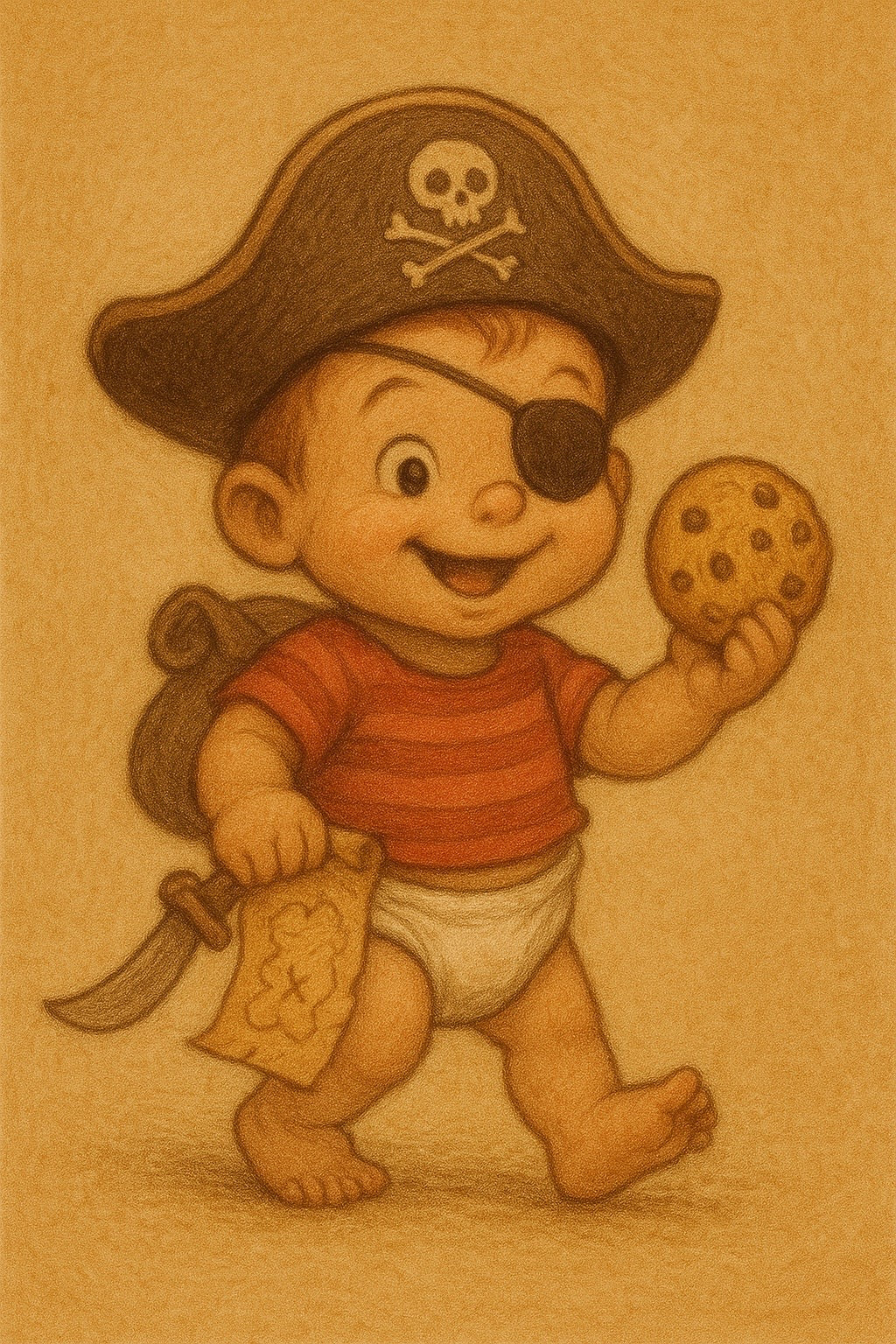 3-5 Jahre Keks-Piraten