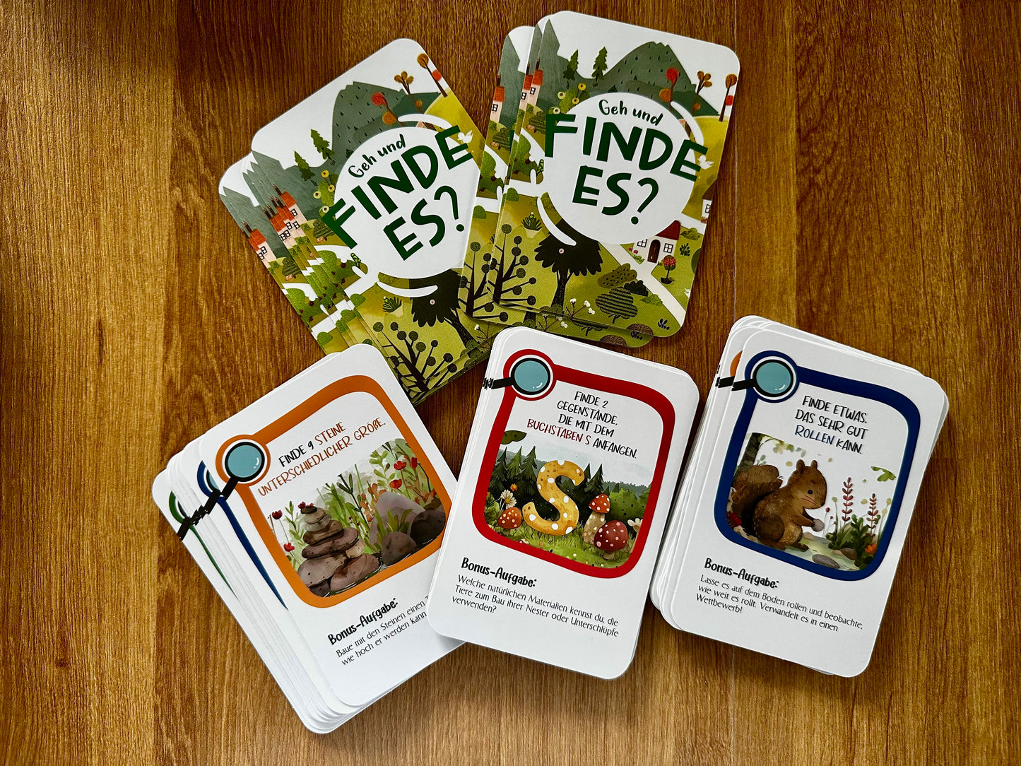 🎒 „Geh und Finde es!“ – Das Outdoor-Abenteuer-Spiel für Kinder