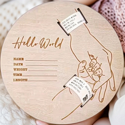 Erinnerungsstück Geburt - selber personalisieren
