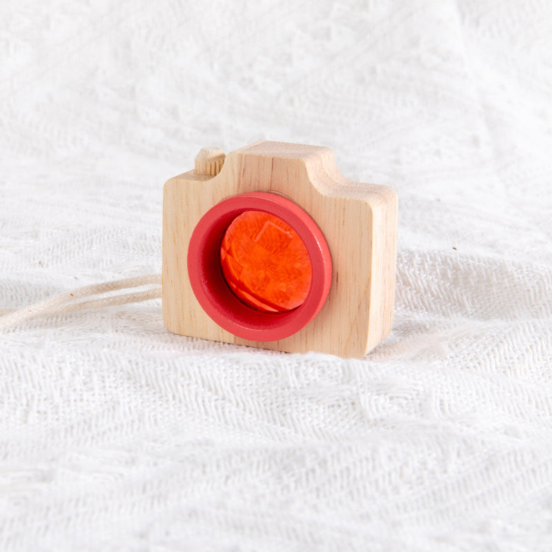 Hölzerne Mini Kamera für Kinder - Lernspielzeug & kreatives Geschenk