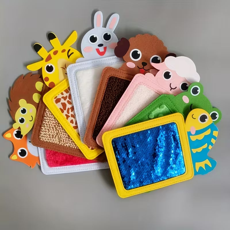 Tier-Sensorikmatte – 8-teiliges Set für spielerisches Lernen und Sinnesförderung