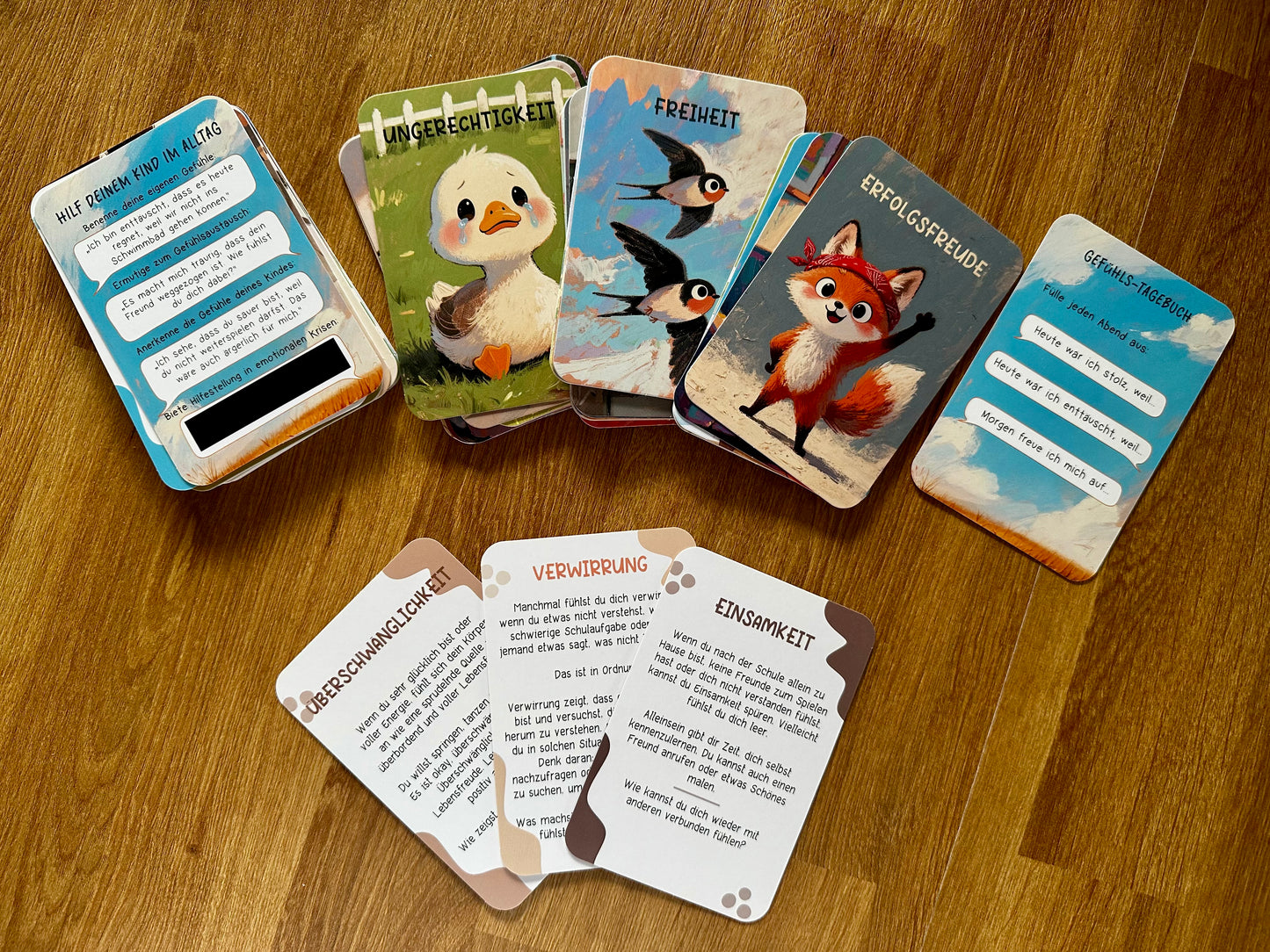 Gefühlskarten-Set
 - Gefühlsdeck für Kinder, Teenager & Erwachsene – 40 Emotionenkarten