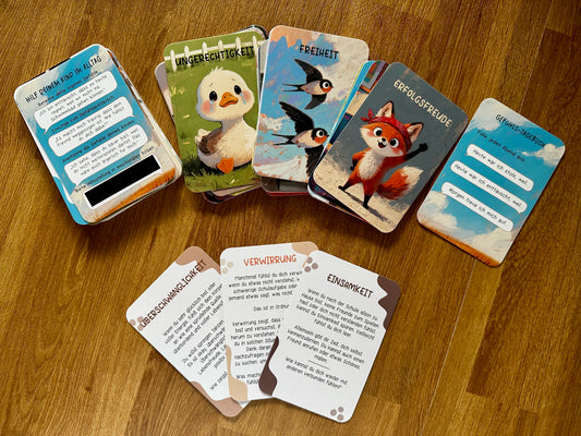 Gefühlskarten-Set
 - Gefühlsdeck für Kinder, Teenager & Erwachsene – 40 Emotionenkarten